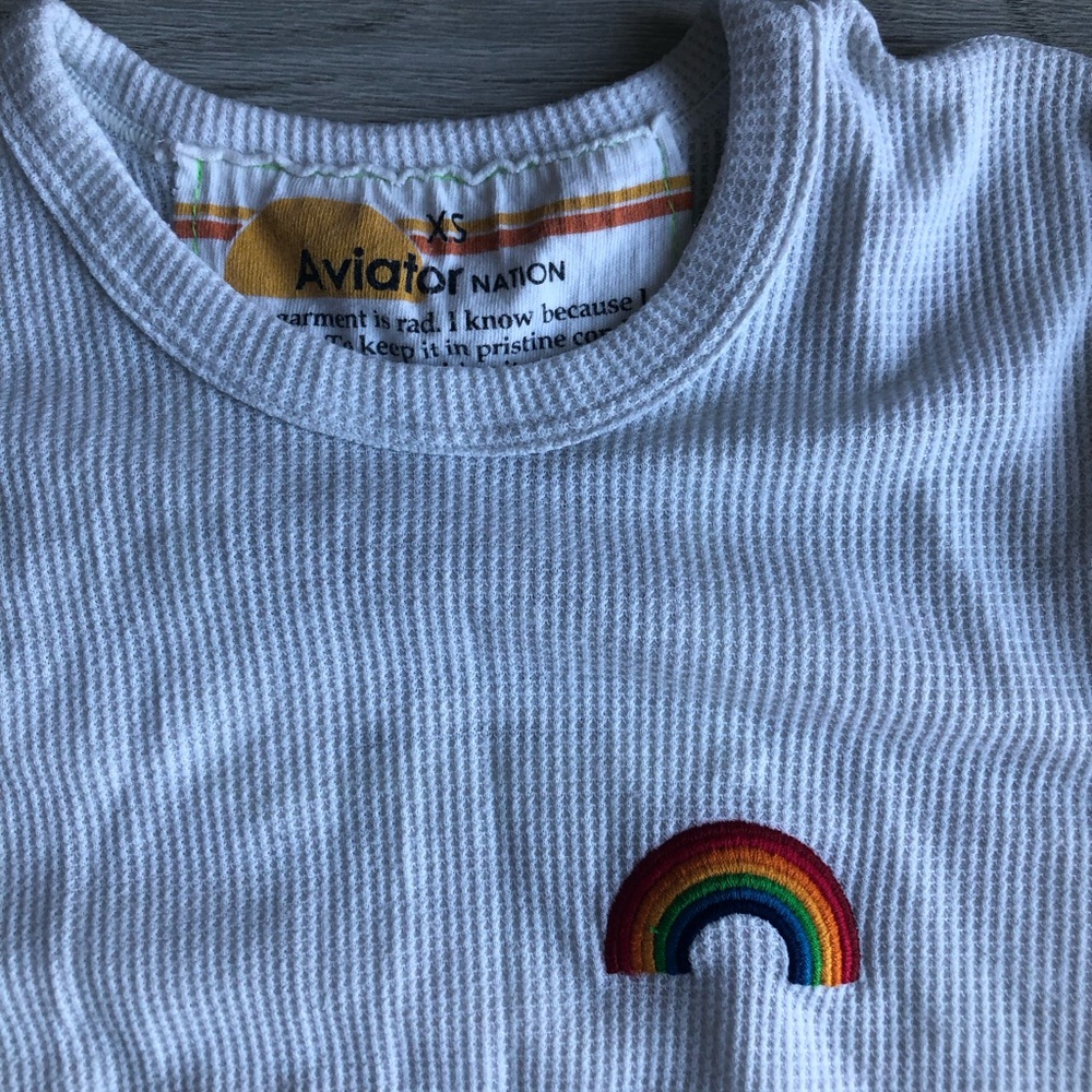 Aviation Nation Rainbow Embroidered Set - Picture 3 of 4